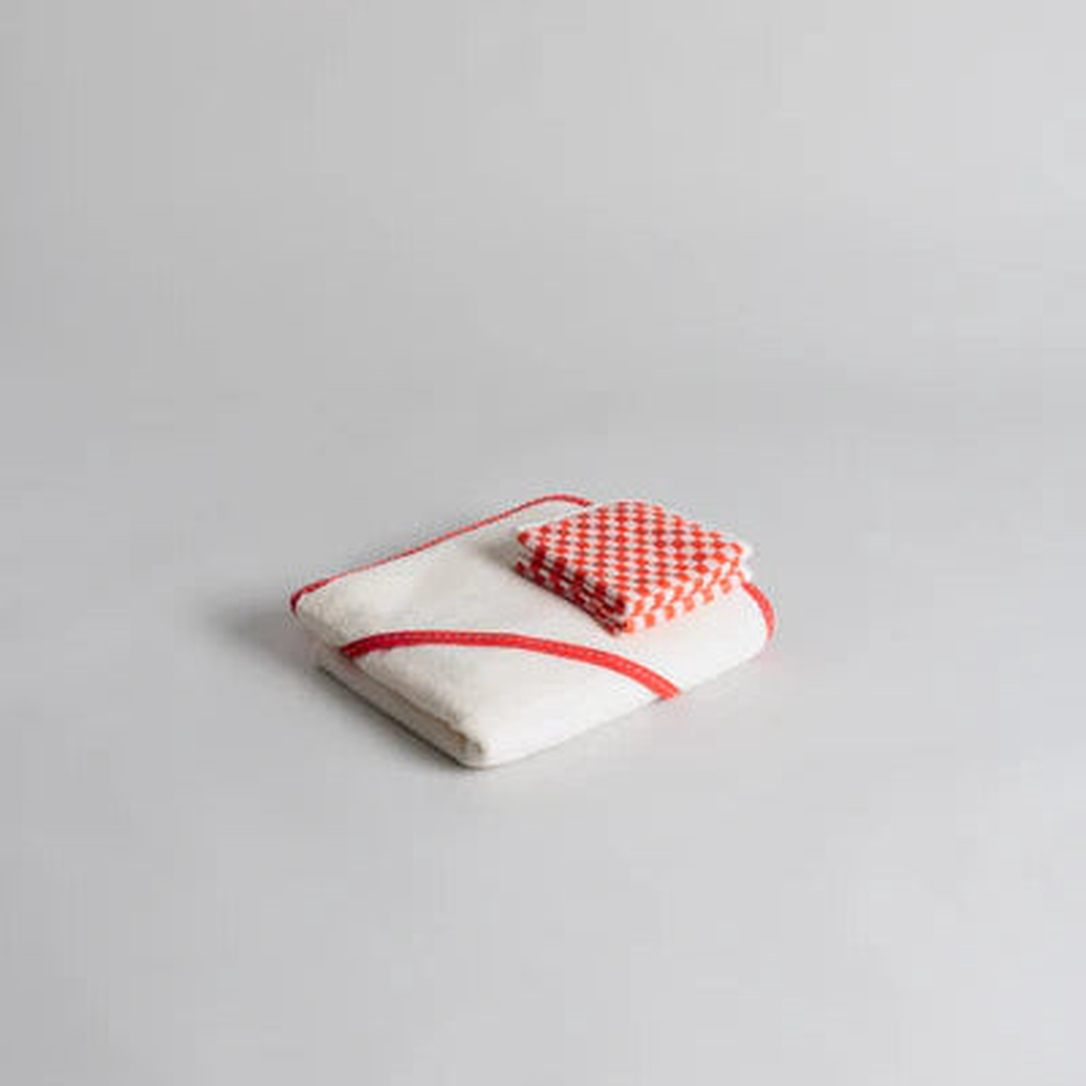 Baby Towelling Set in Paloma Sun & Ecru by Baina
