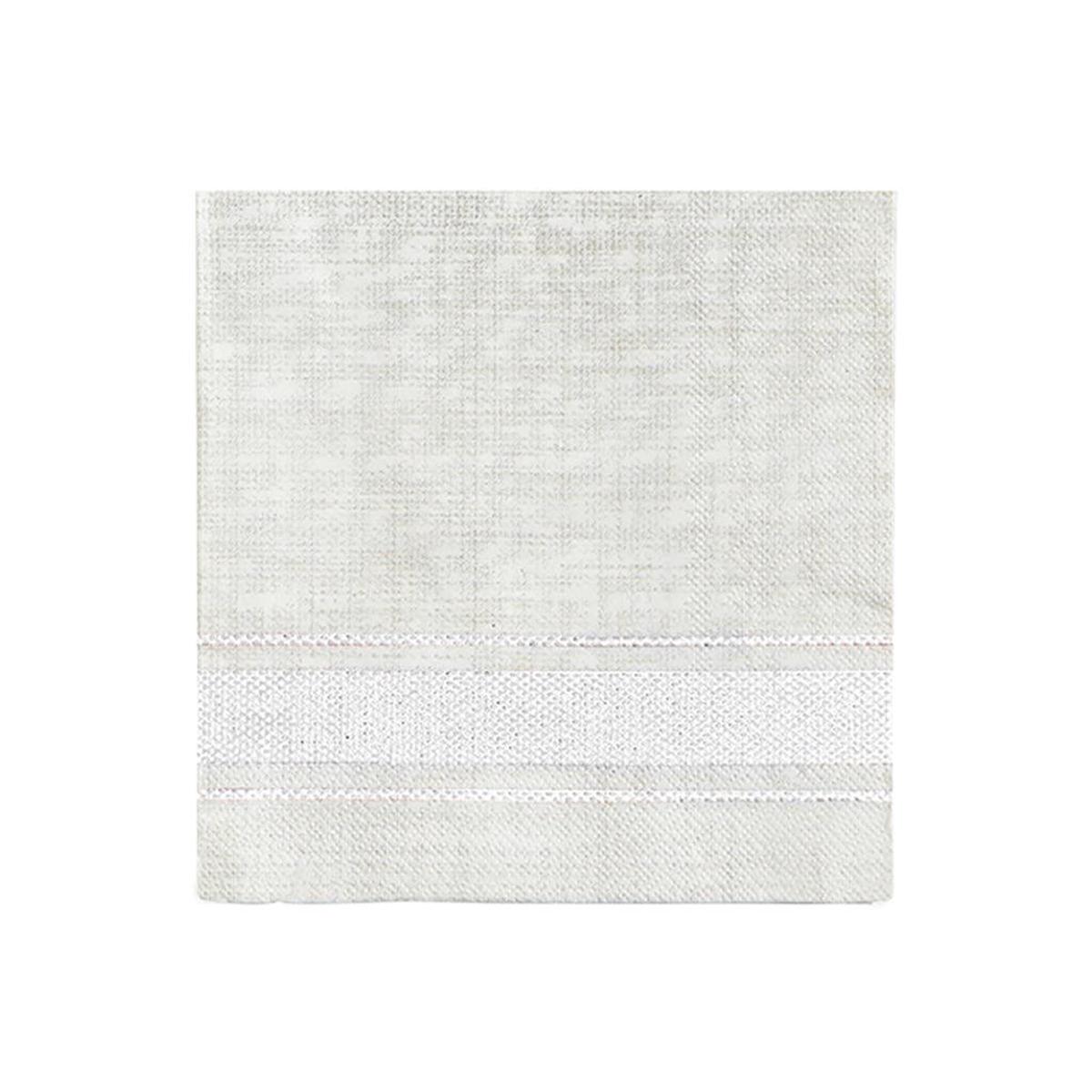 Bistro Stripe Lunch Napkin White