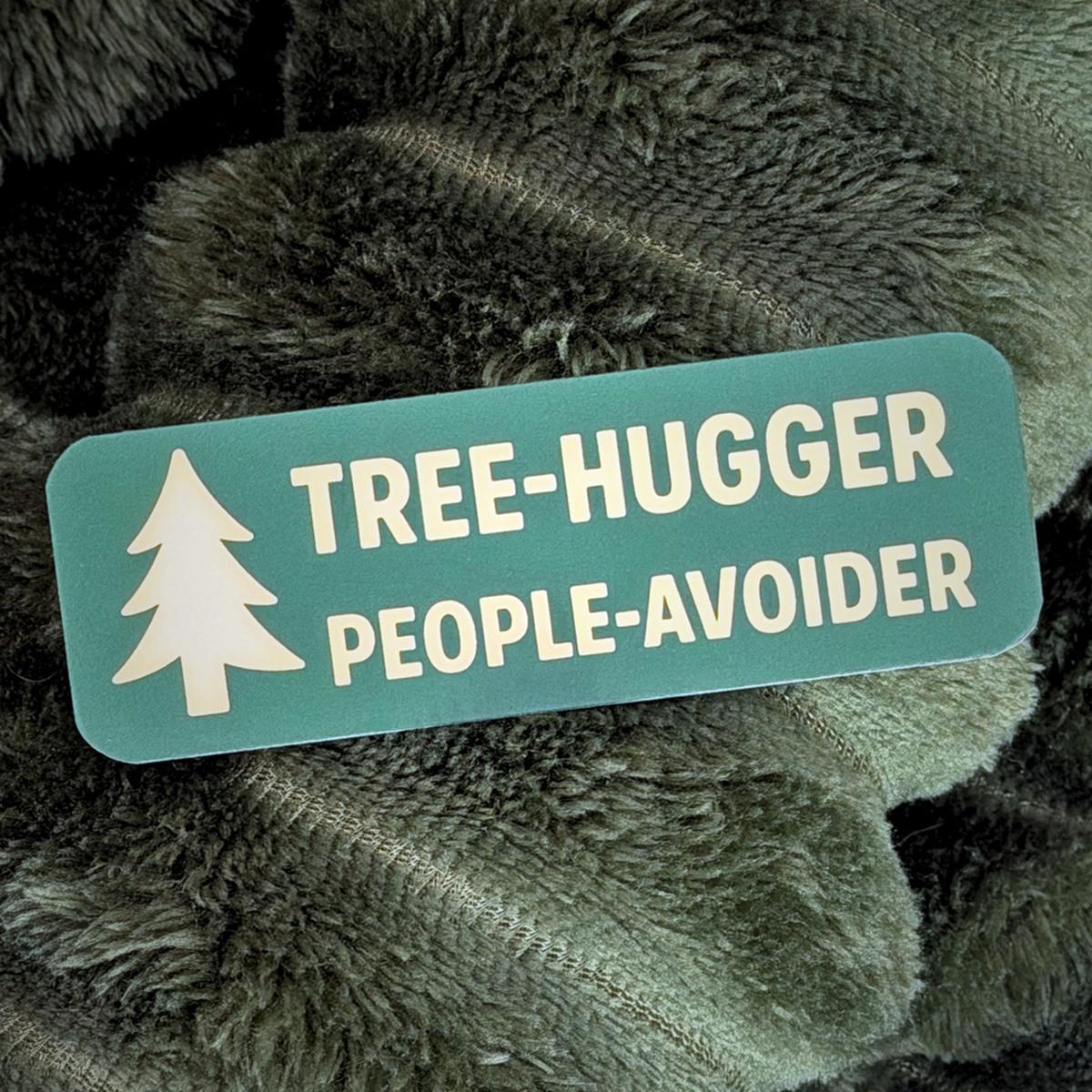Tree-Hugger Sticker
