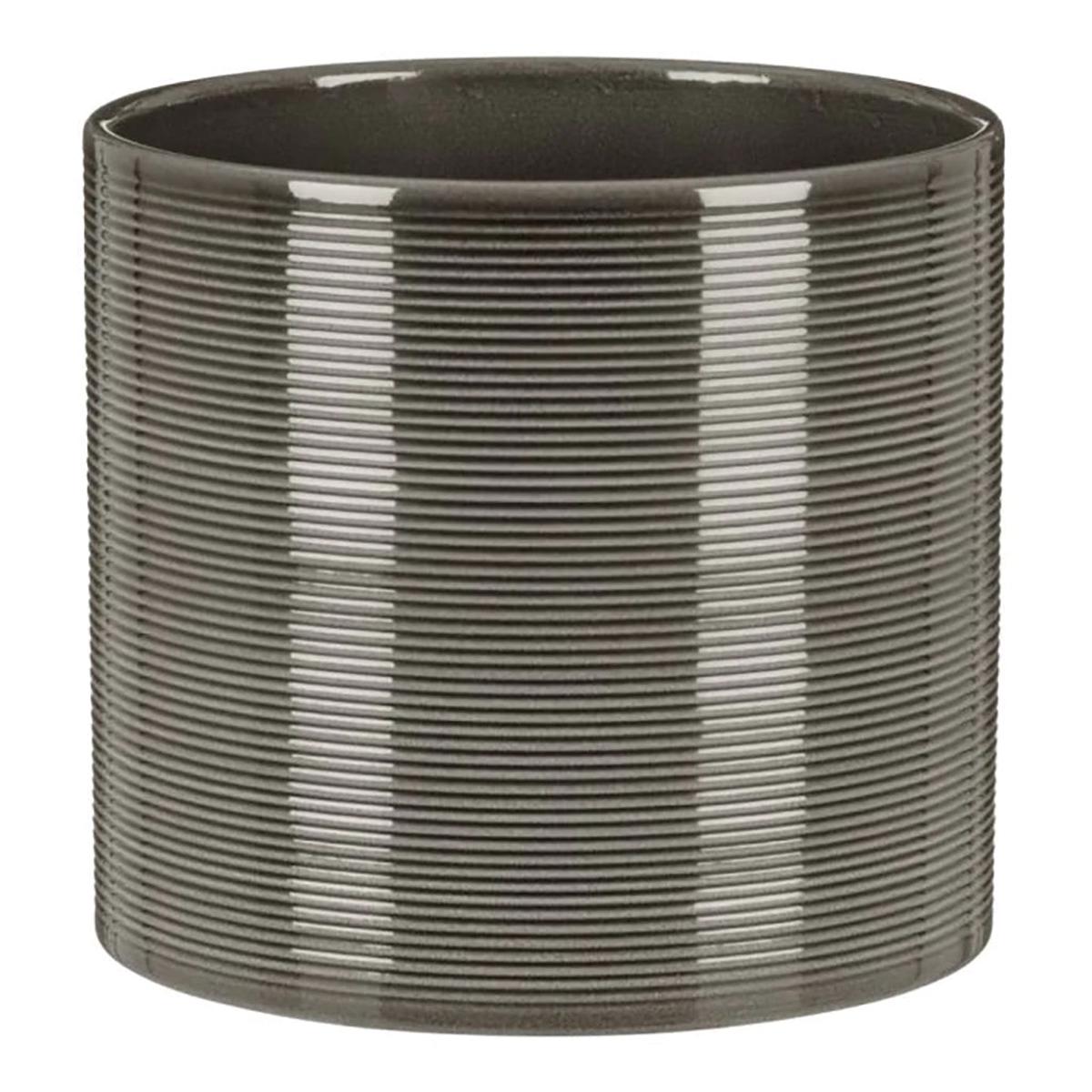Maddy Ceramic Pot Glass Grey