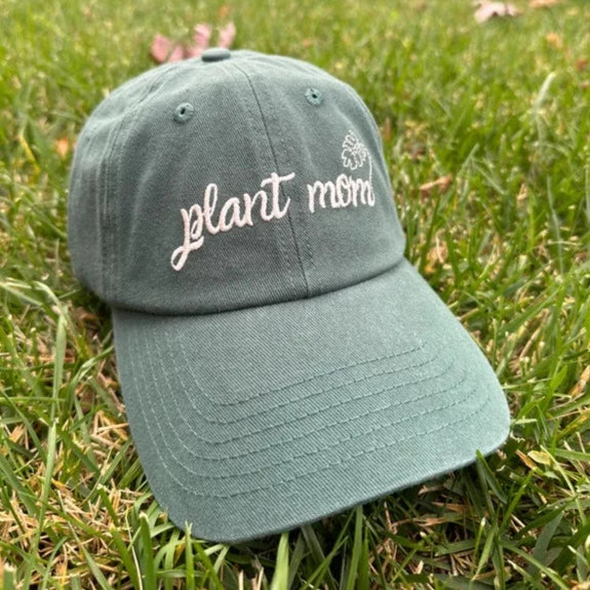 Green Plant Mom Hat