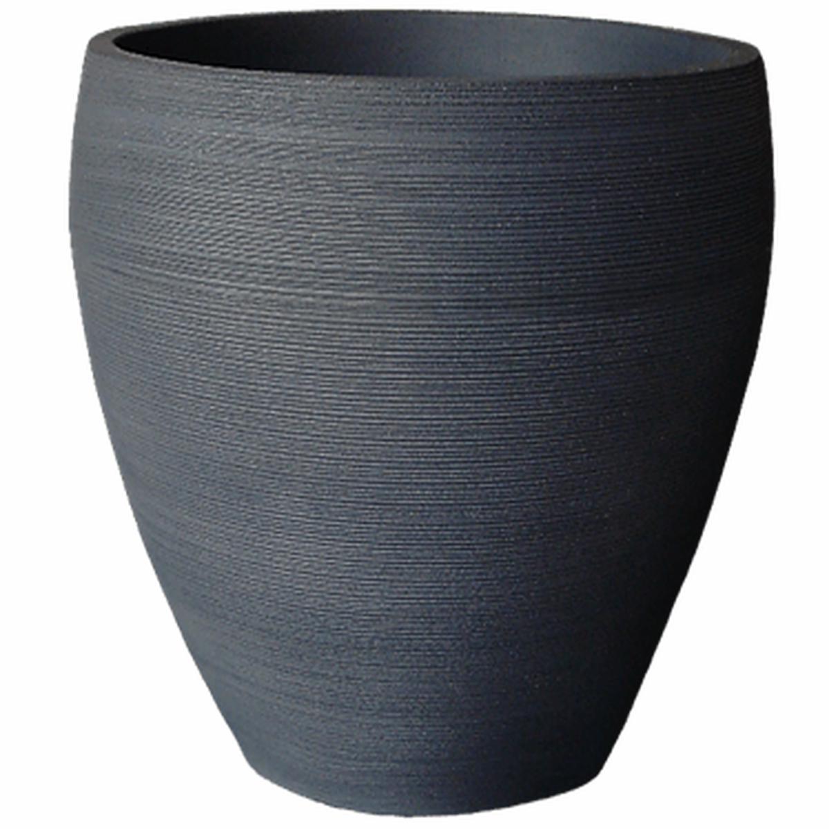 Linea Ellipse Planter 78cm Lead