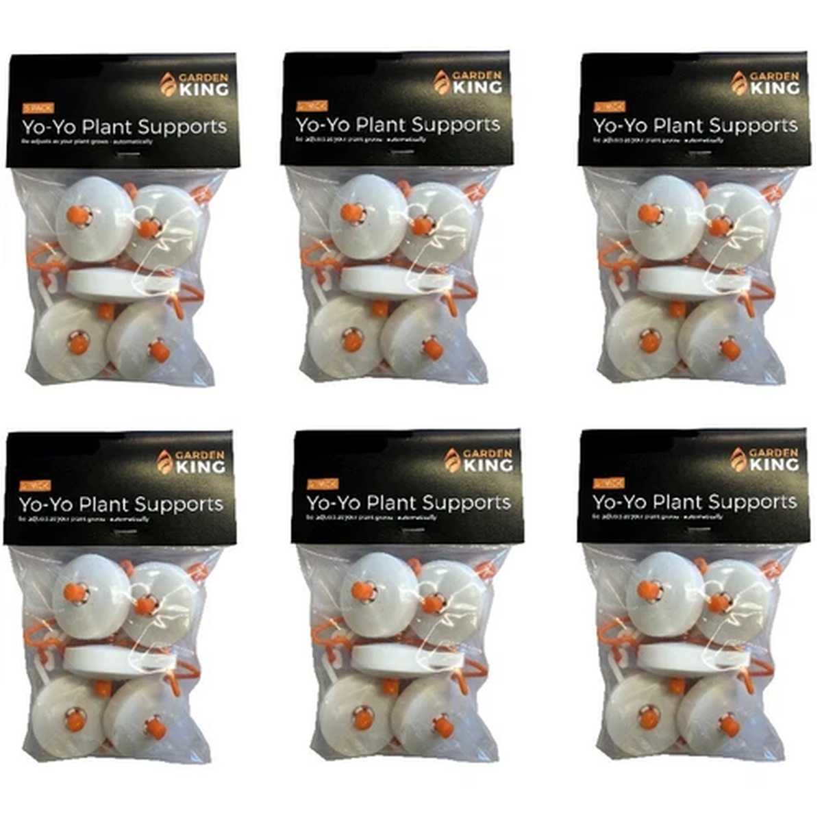 Yo-Yo Plant Supports Retractable YoYo Bungee Hangers with Stopper Hydroponics