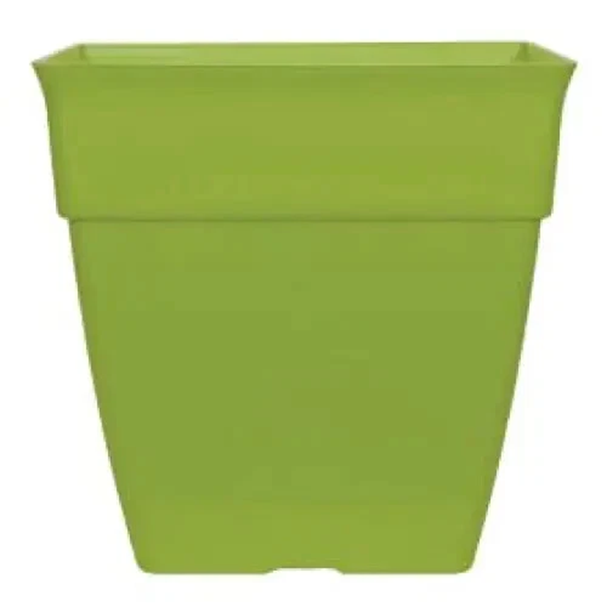 15 Litre Green Plant Pot Outdoor Garden Tall Square Plastic Flower Tree Planter