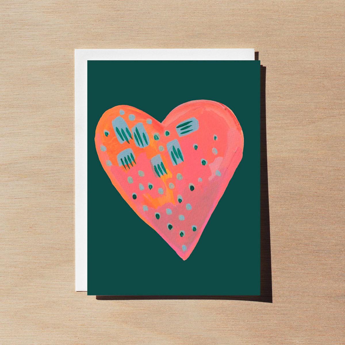 'Dots & Dashes Valentine' Greeting Card