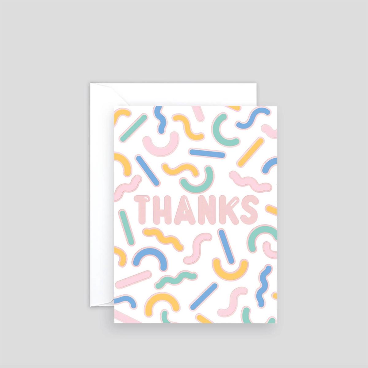 Thanks Shapes Mini Card