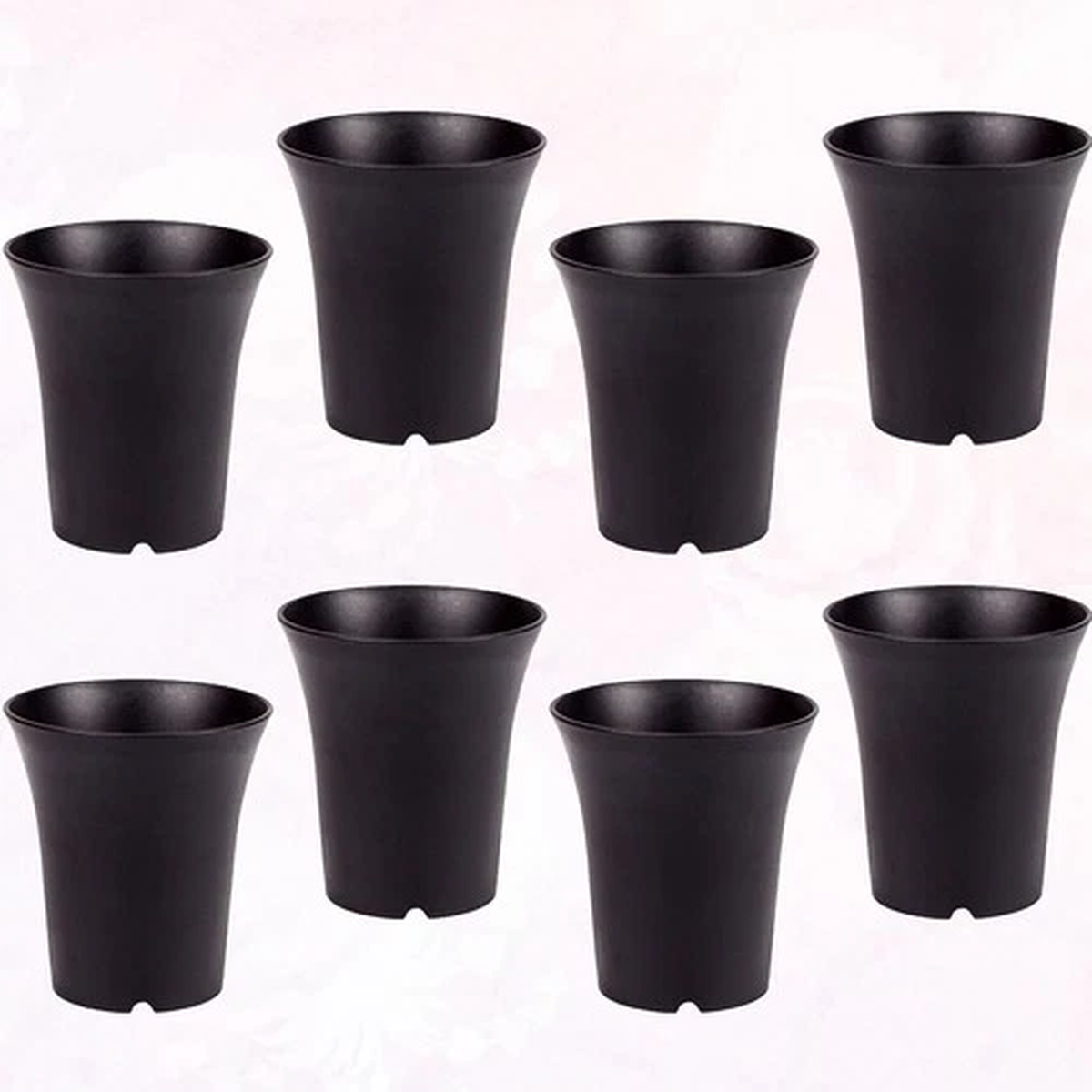 10 PCS Garden Flower Pot Small Flowerpot Plastic Planter Decorative