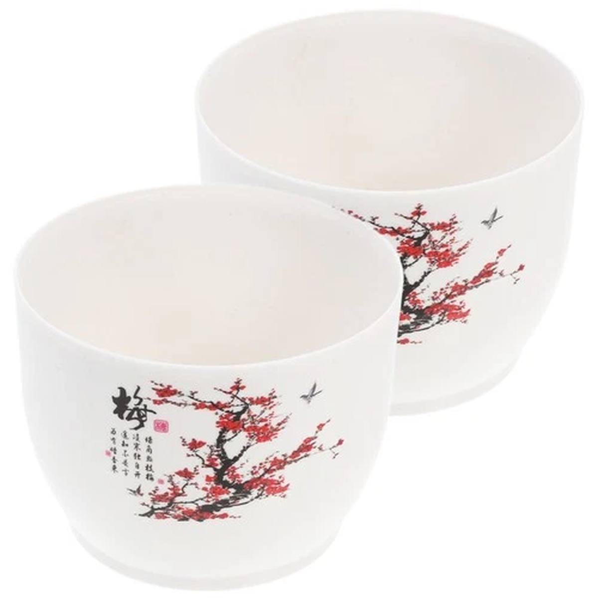 2 Pcs Planting Pots Flower Bowl Planter Decorative Garden Container