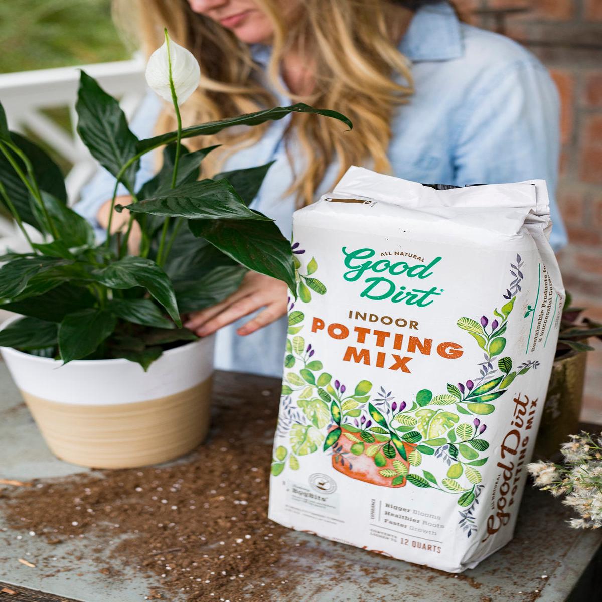 Good Dirt Indoor Potting Mix - Compressed Bag