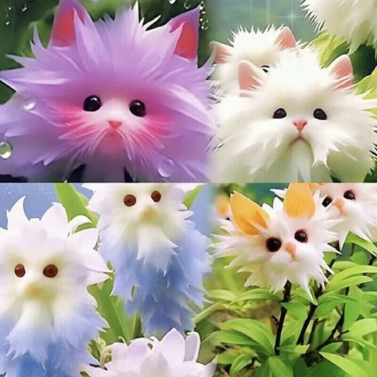 1 Pack 50 Rare Cat Face Orchid Seeds Dracula Cute Simia Garden Plant EU NEW