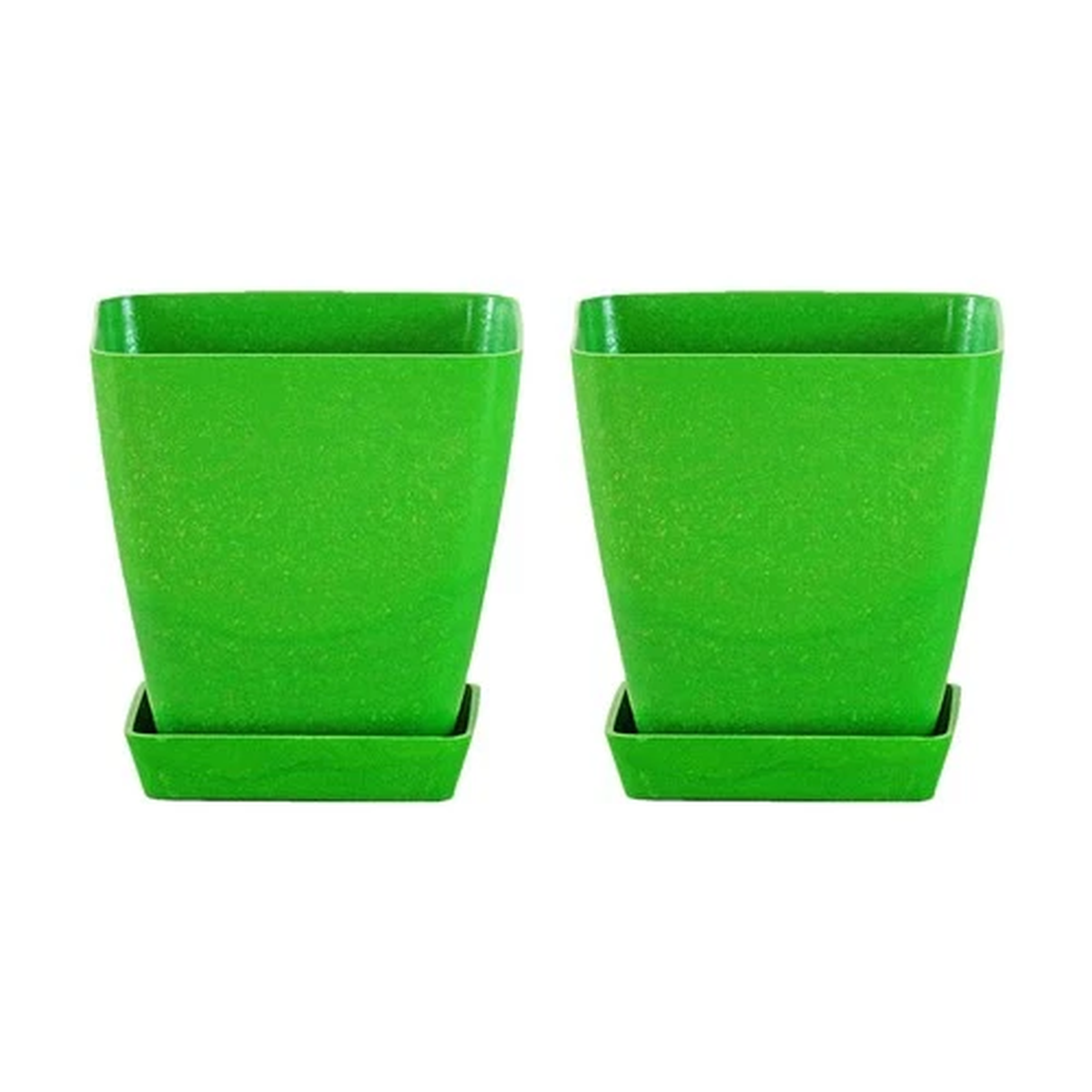 2 Sets Mini Flower Pot Succulent Flowerpot Basin Small Square Pots
