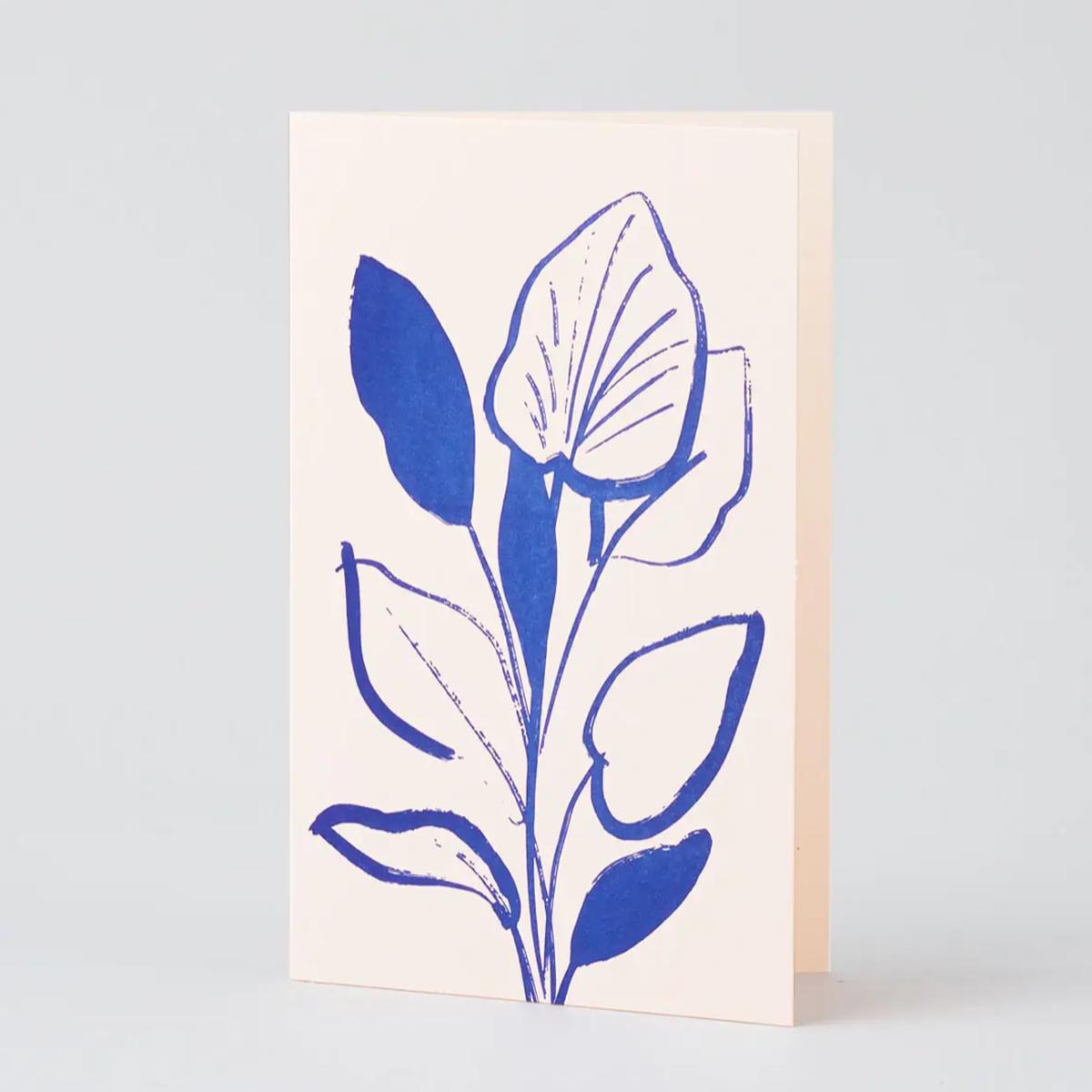 'Lily Study' Letterpress Card