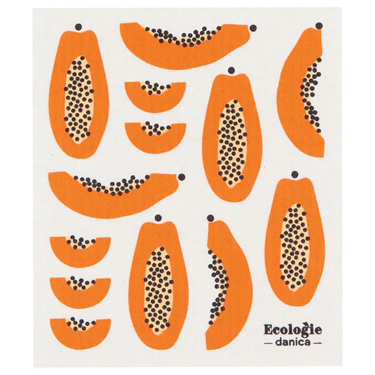 Papaya Swedish Dish Cloth