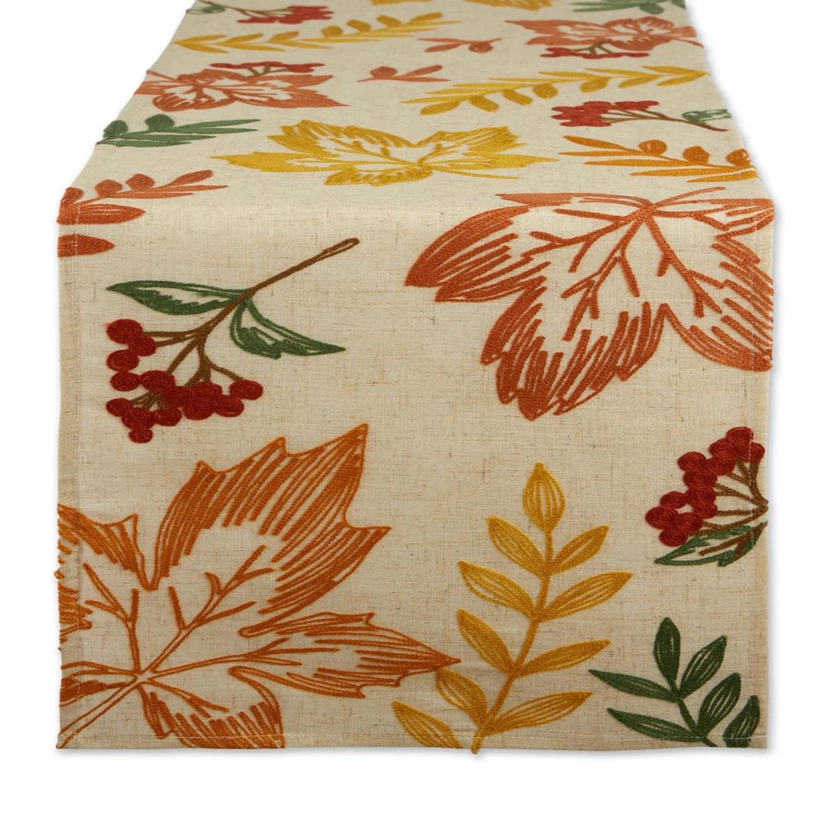 Scattered Leaves Table Runner