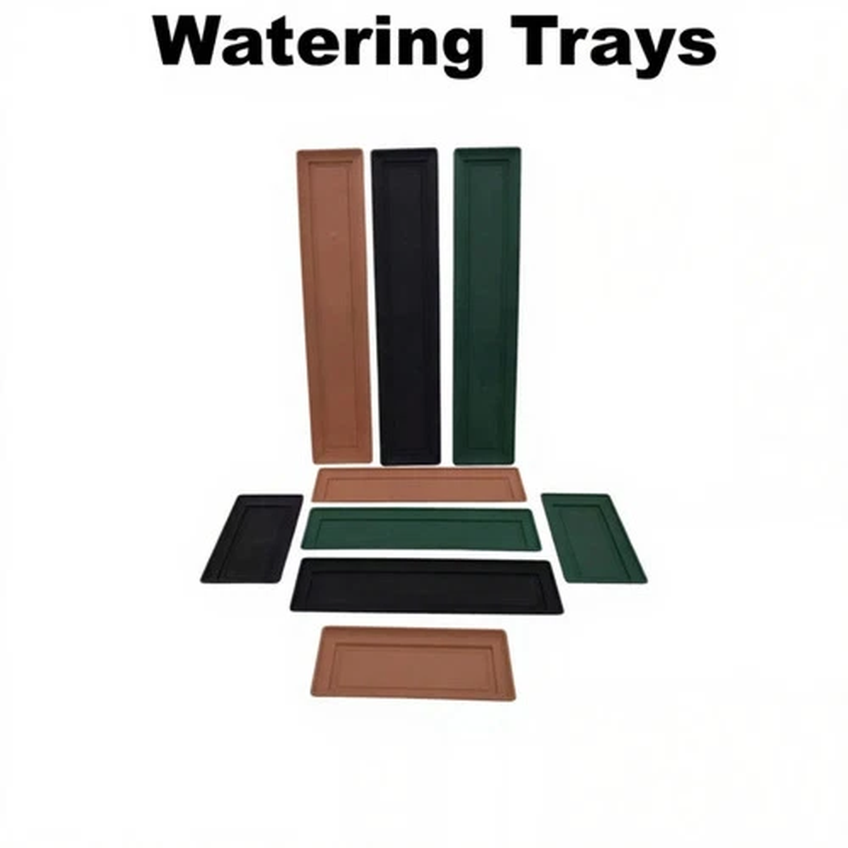 Plant Pot Drip Trays Saucer Water Windowsill Seed Tray Planter Window Box Stand