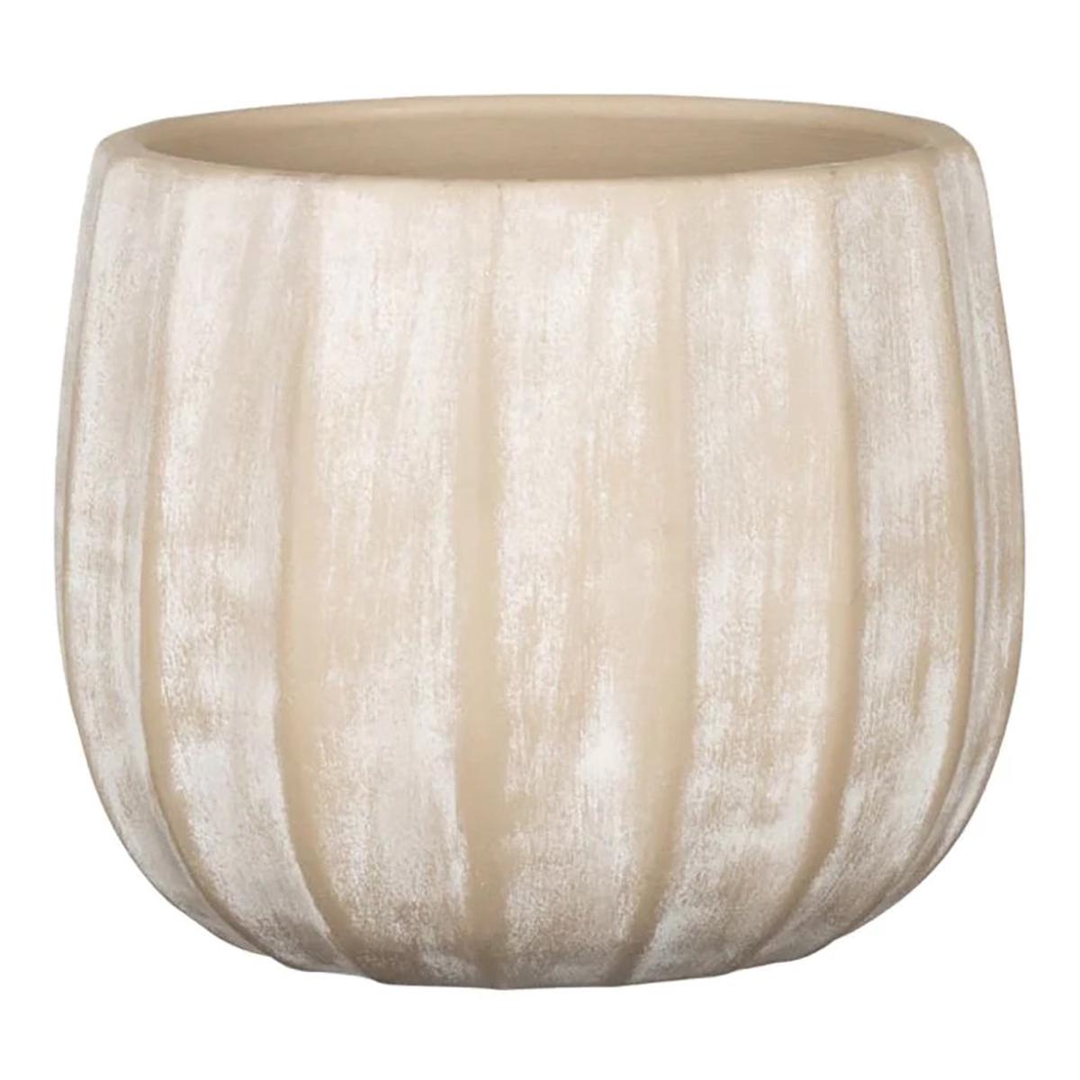 Runa Ceramic Pot Washed Cream