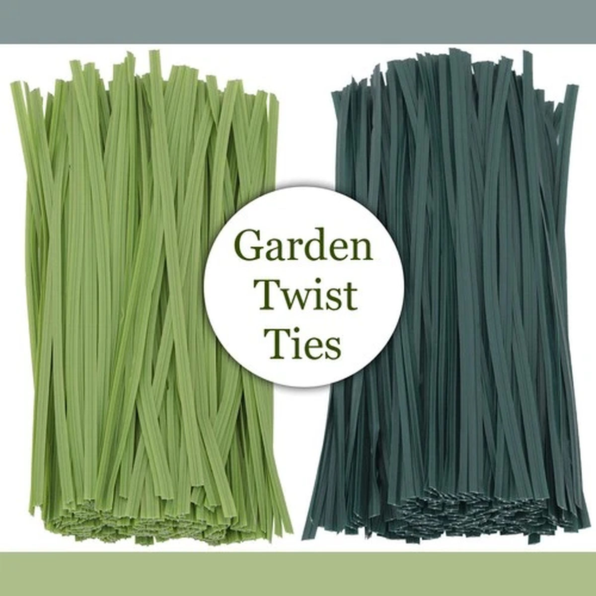 200pcs Garden Twist Ties Plastic Coated Wire Gardening Plants Support 150mm