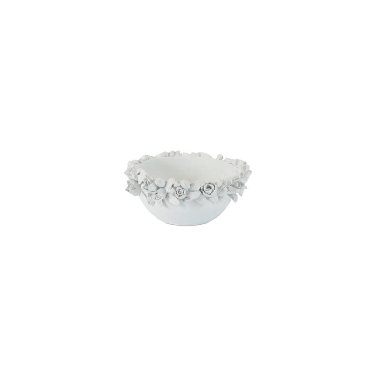 Crown Petal White Bowl