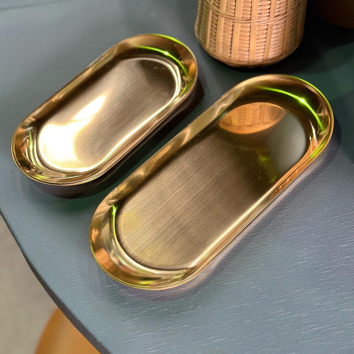 Taiyo Brass Oval Tray