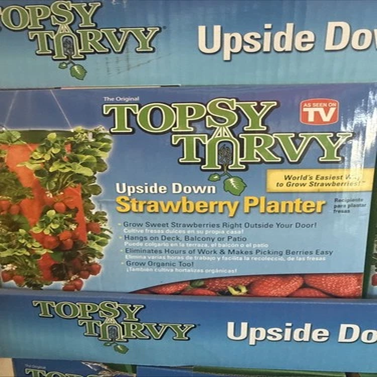 The Original Topsy Turvy Strawberry Planter.