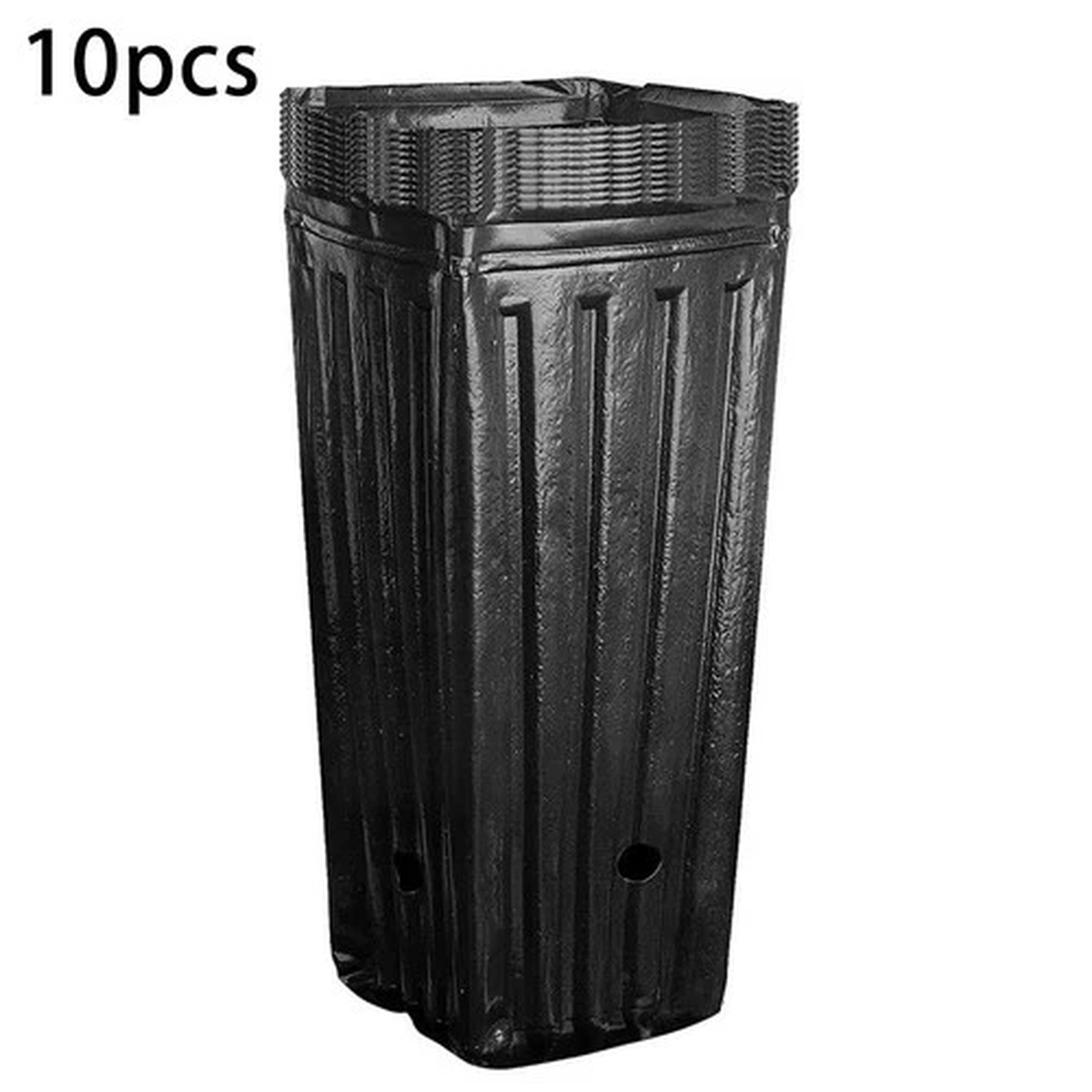 Convenient Plastic Flower Pot with Drainage 7 8 Inch Deep Nursery Tree Pot