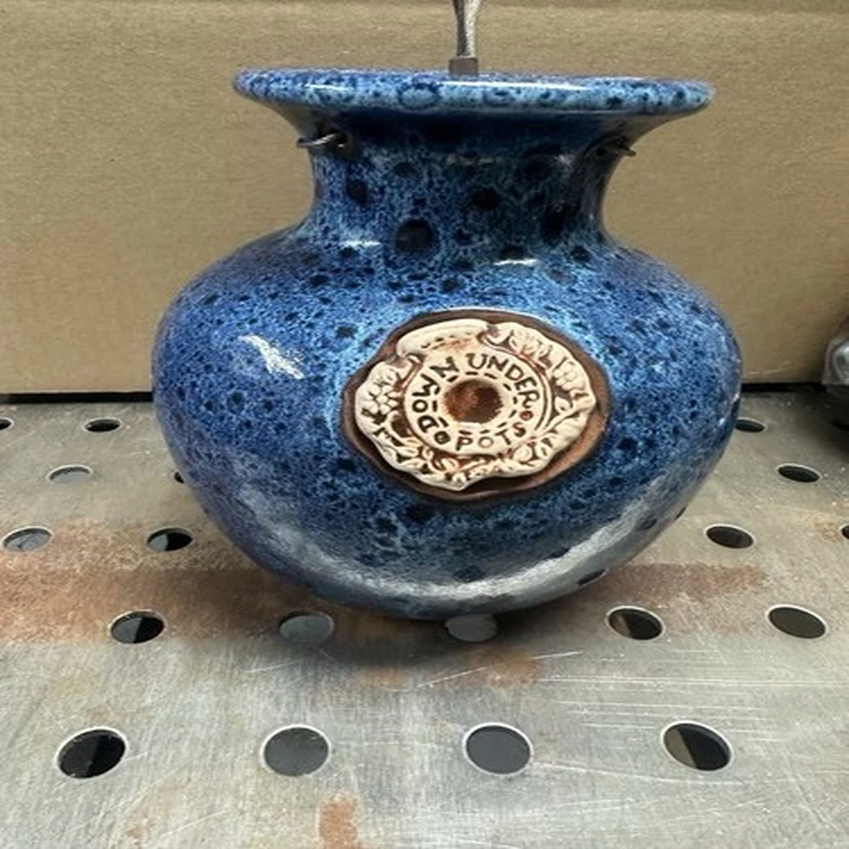 Down Under Pot 8 Terracotta Blue