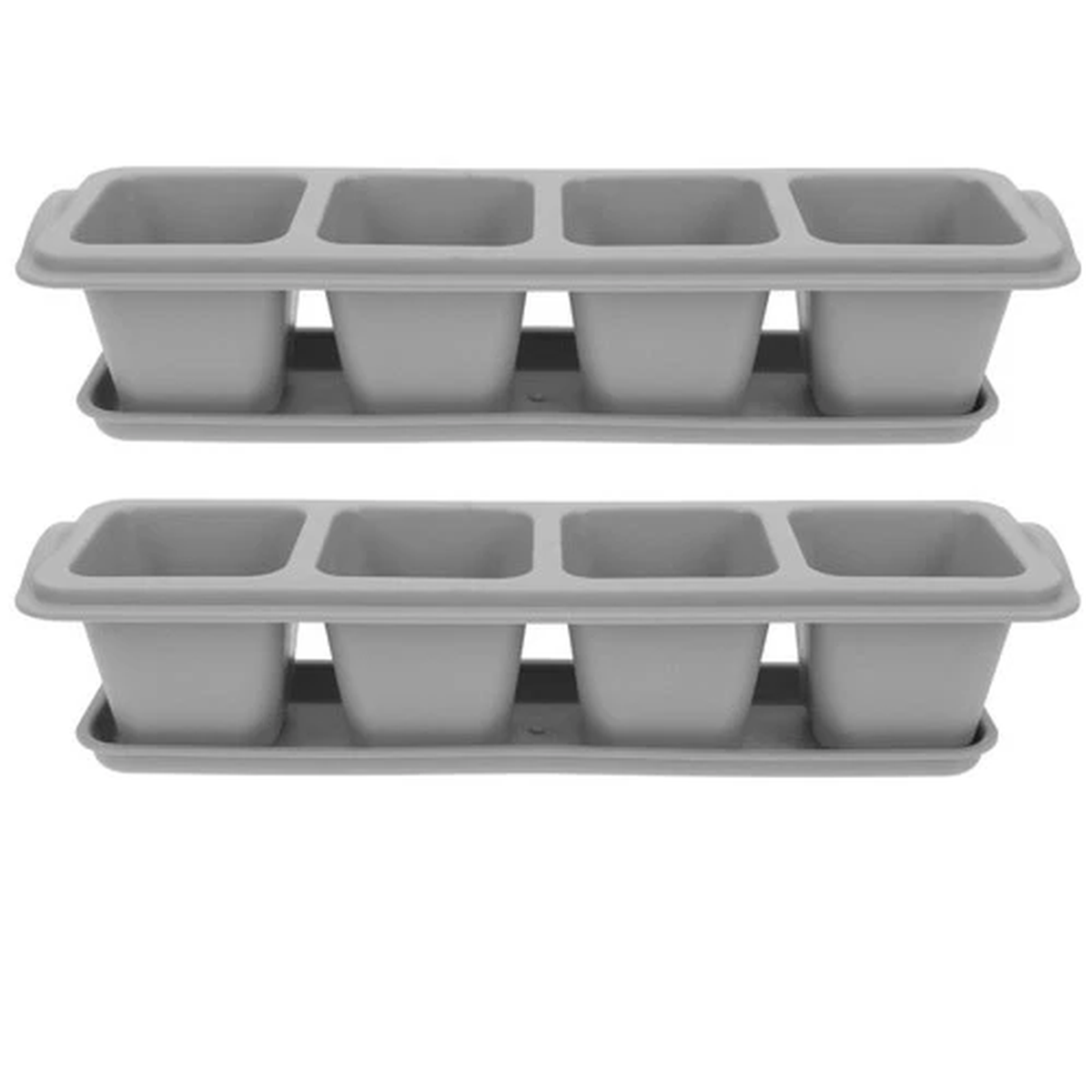 2Pcs Gardening Succulent Flower Pots Flower Planting Pots Plant Containers