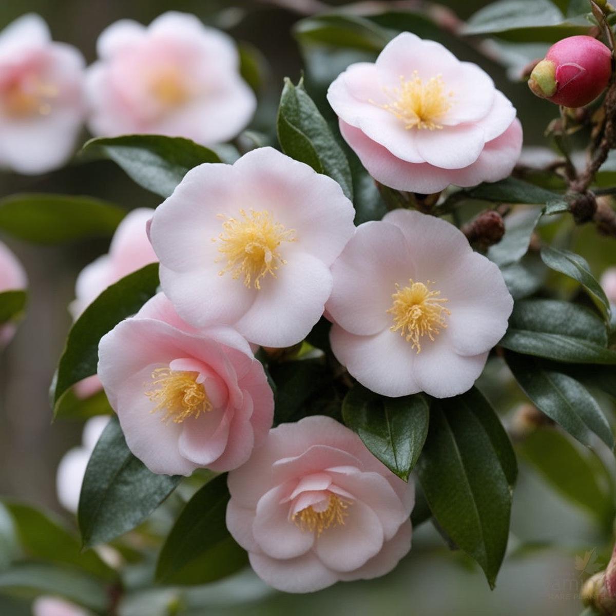 Camellia sasanqua 'Paradise Baby Jane