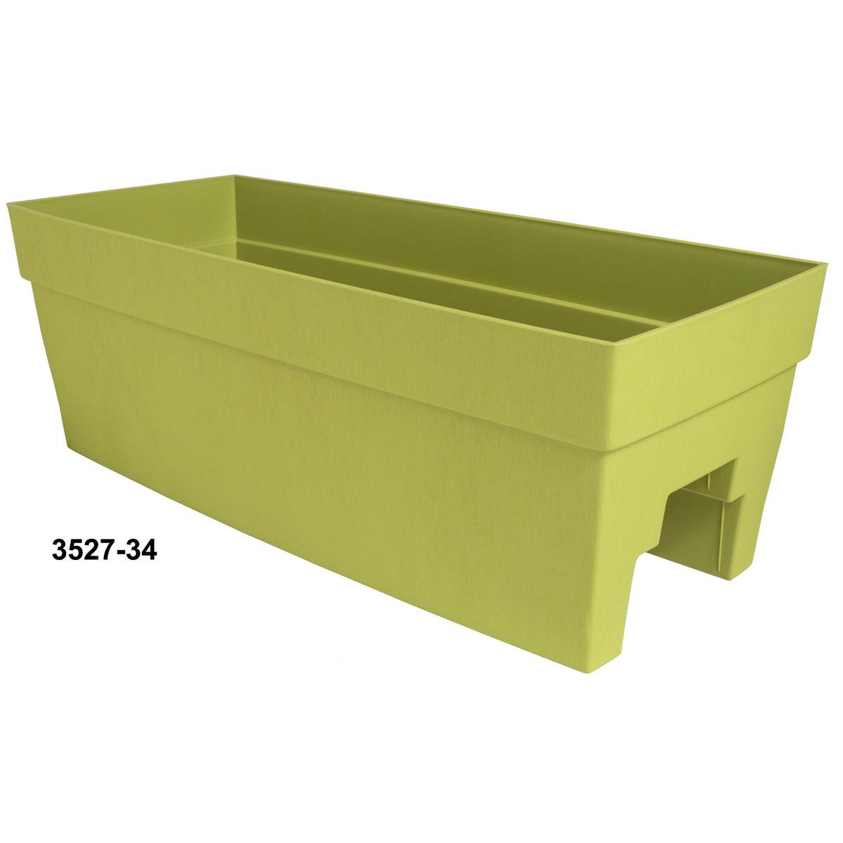 Harmony 27" Self Watering Railing Window Box Bamboo Green