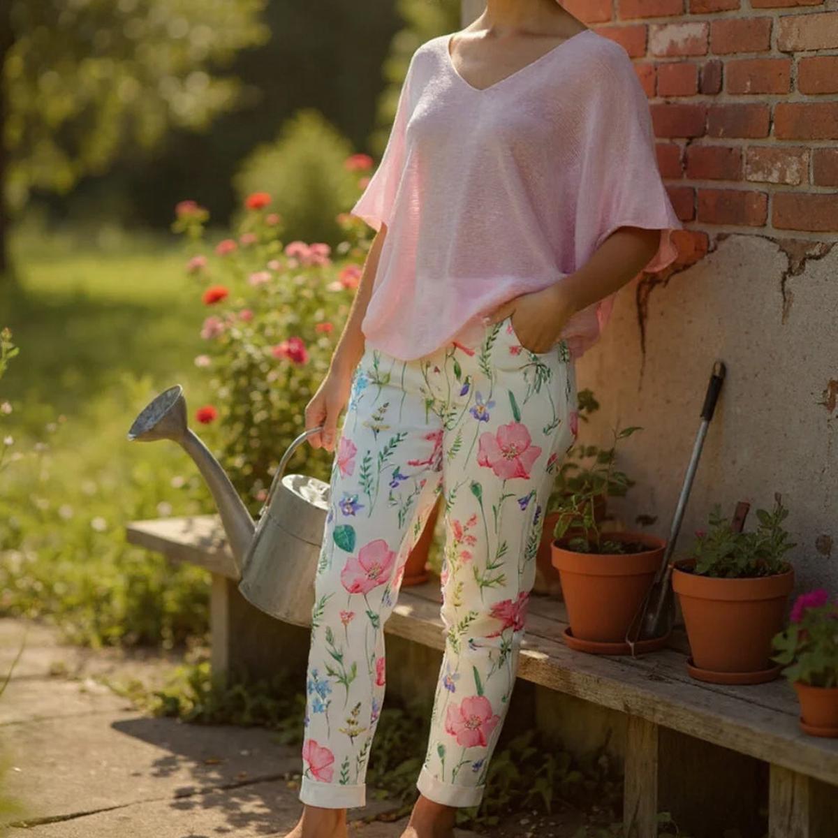 Short Sleeve Vneck Top Pink