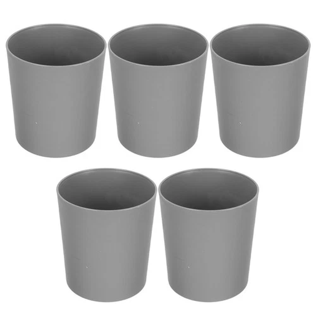 5pcs Plastic Flowerpots Gardening Flowerpots Flower Plants Nursery Pots
