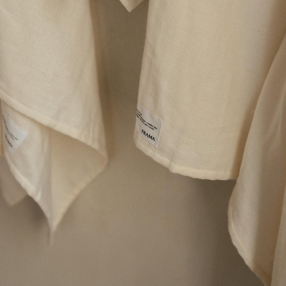 Bone White Light Towel by FRAMA