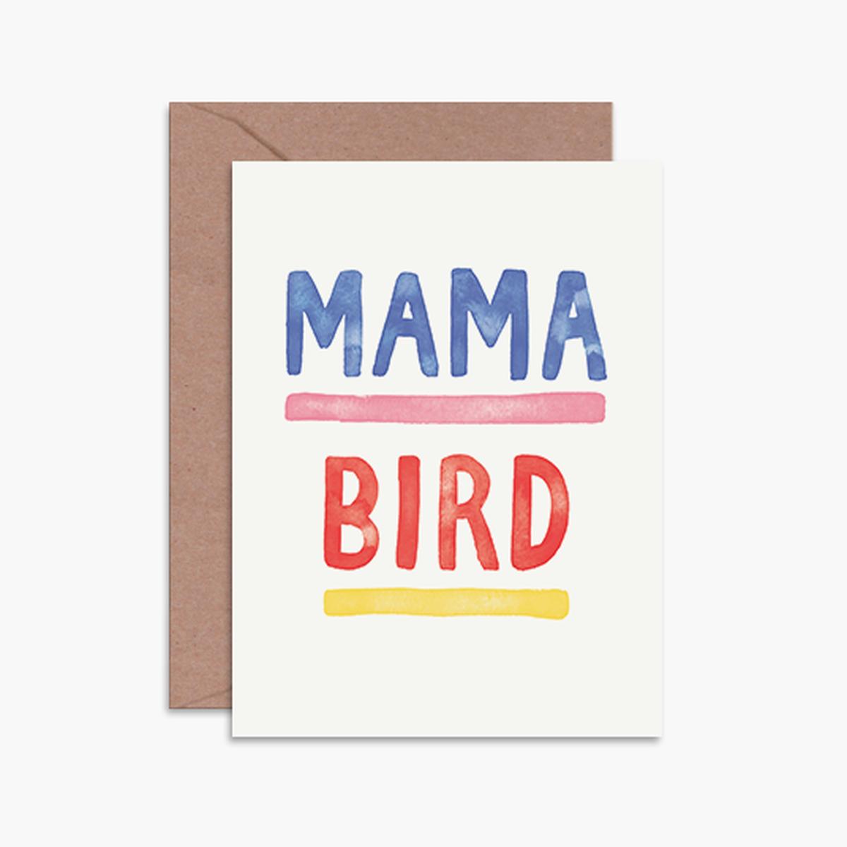 'Mama Bird' Greeting Card