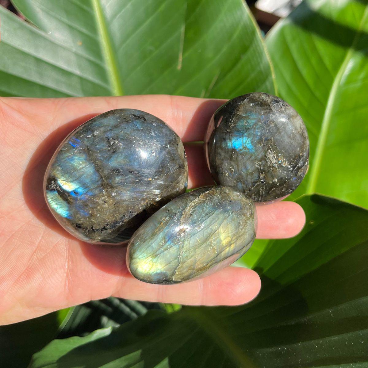 Labradorite Gallets - Polished Palm Stones
