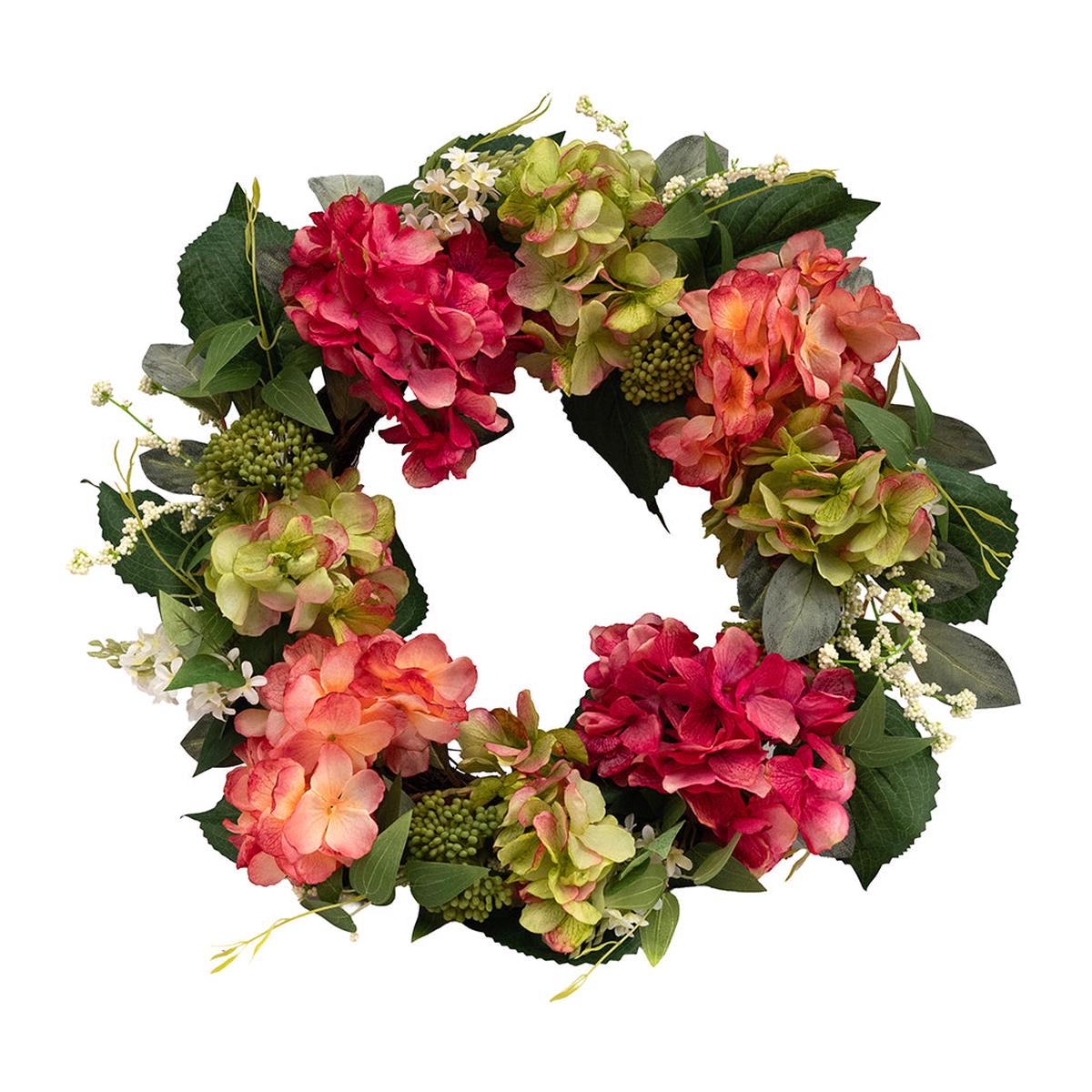 Hydrangea Wreath 22" Everlasting