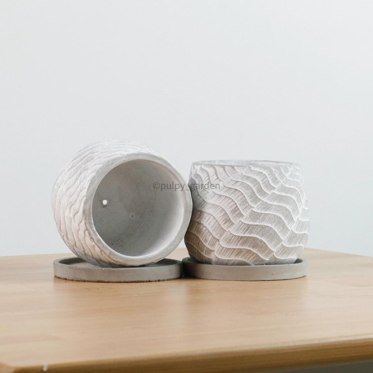 RippleStone Planter (9cm)