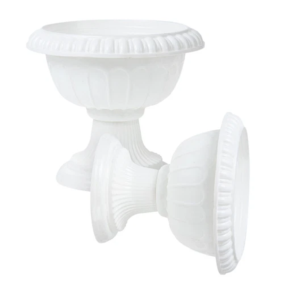 2PCS Planting Porch Planter Plastic Flower Pot Garden Planter Urns