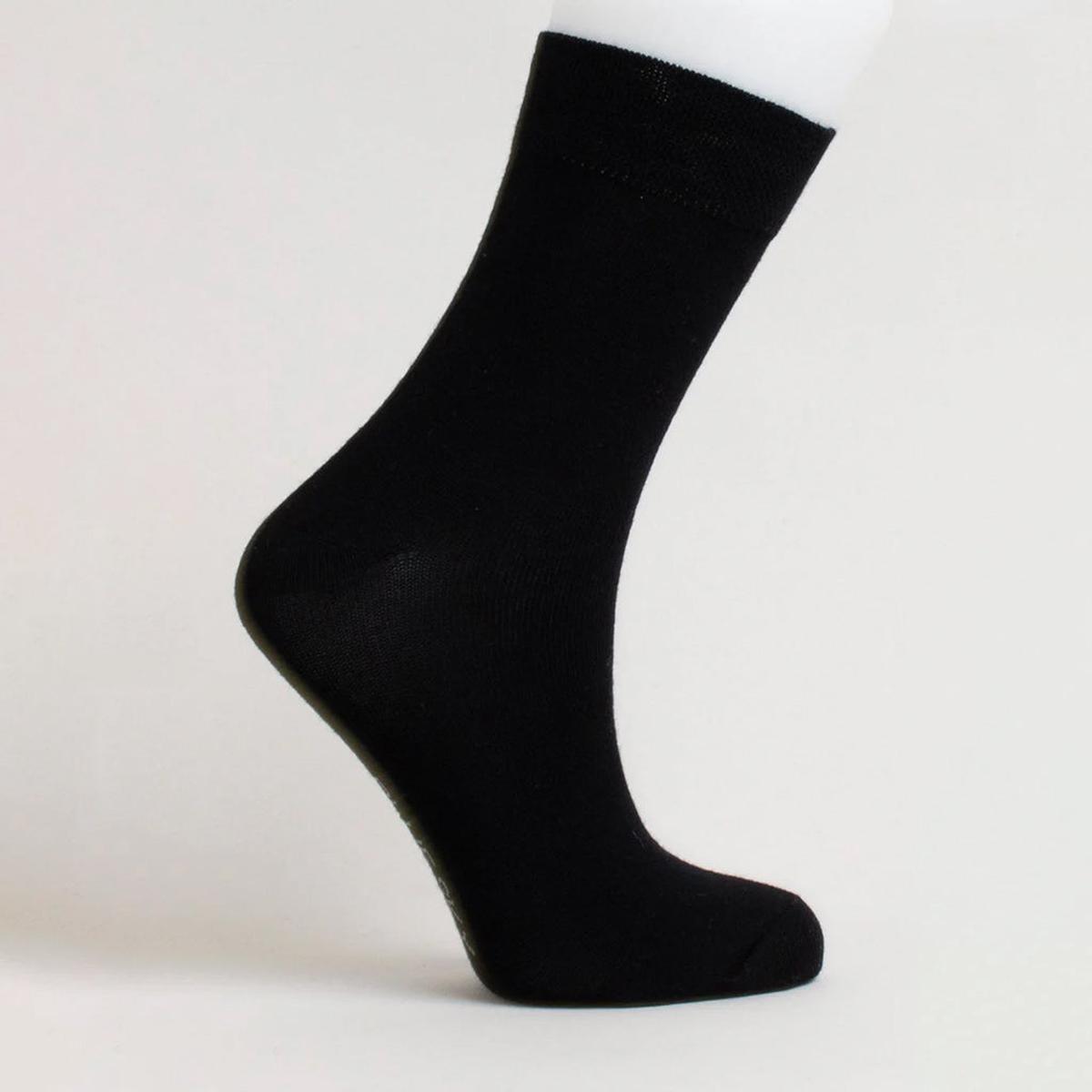 Ladies Bamboo Dress Sock Black