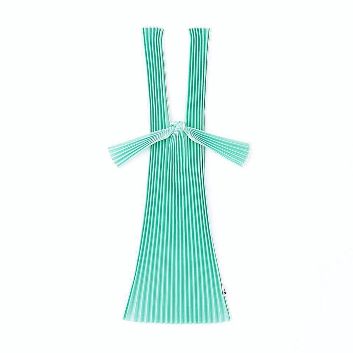 Pleco Pleated Tote Bag in Mint