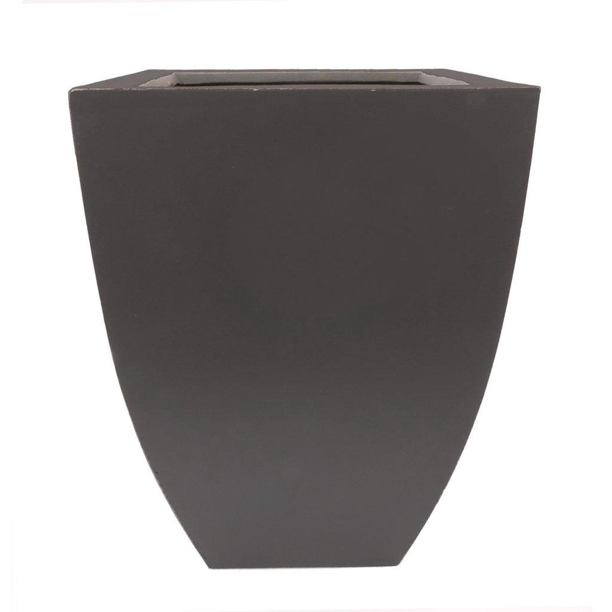 Square Tapered Planter Small Black