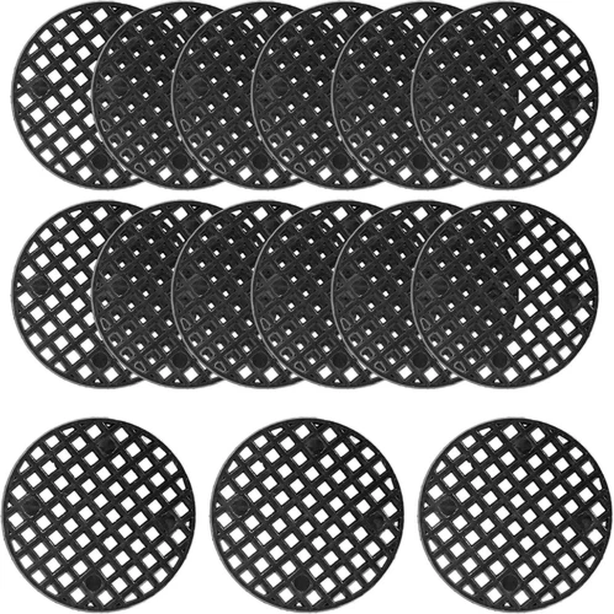 100pcs Plant Pot Mesh Hole Cover Bonsai Drainage Mesh Insert Flower Pot Hole Mes