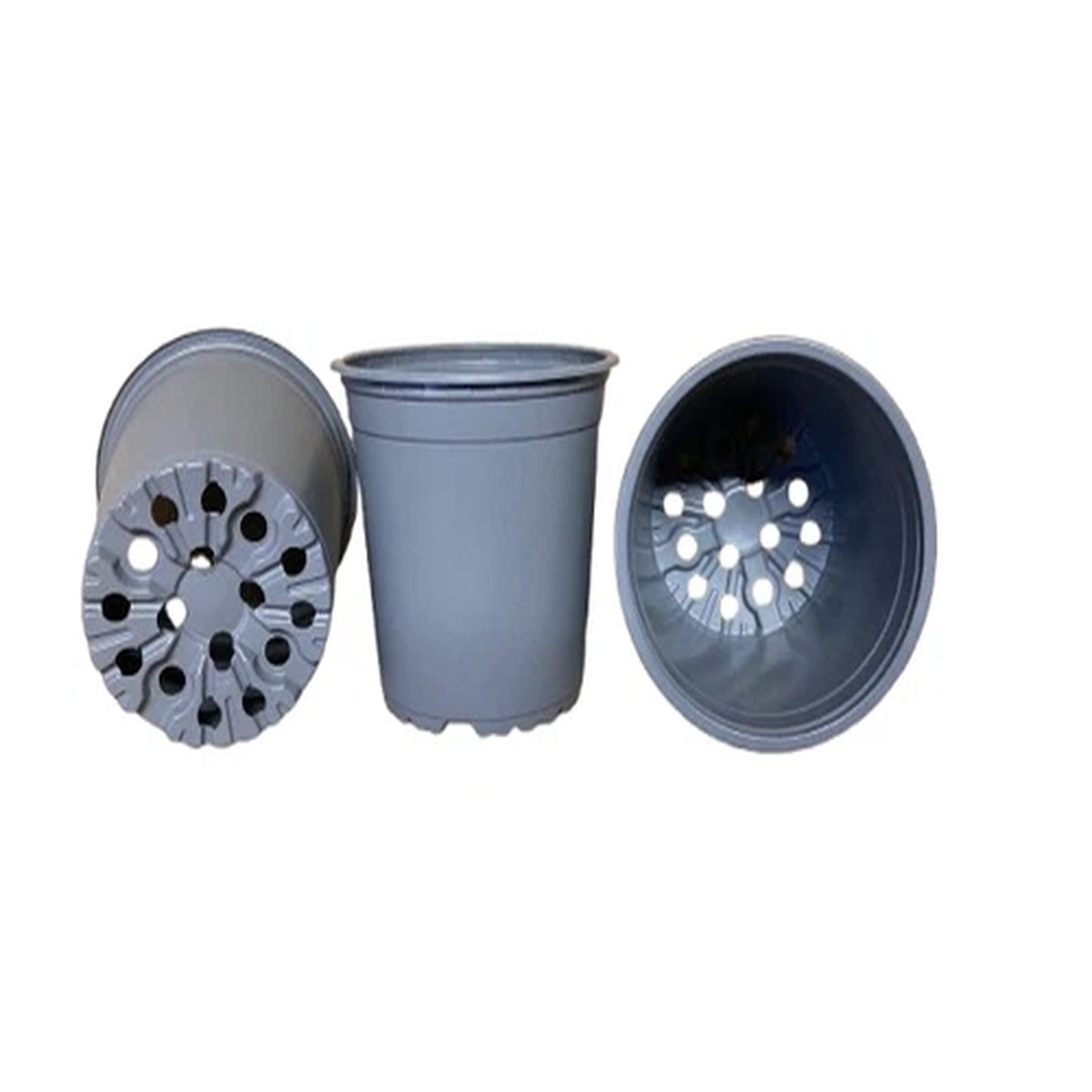 50 x 1 Litre / 13 cm Plastic Plant Pots [ Recycled & Recyclable ]
