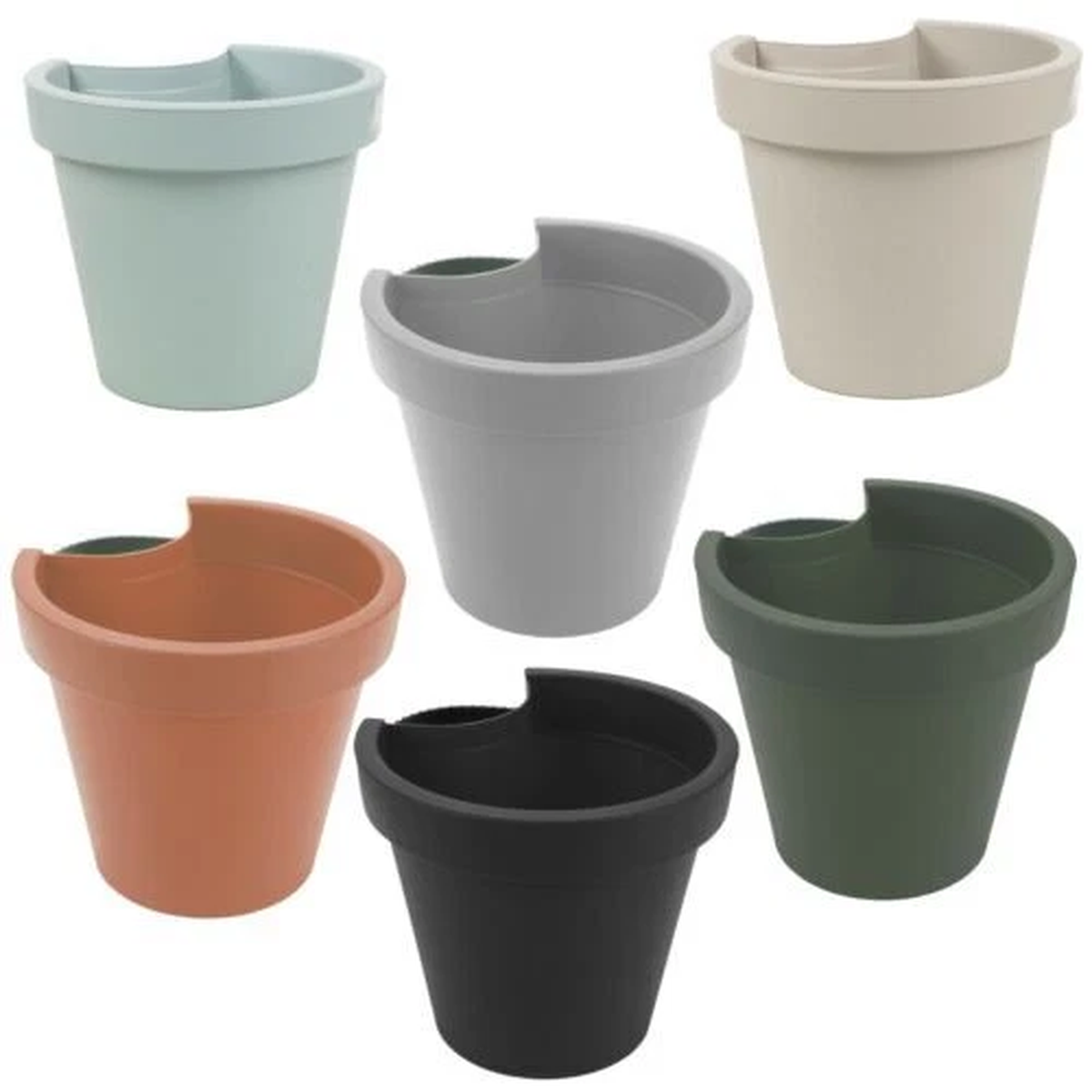 Drain Pipe Flower Pot Holder Hanger Basket Balcony Garden Planter Adjustable