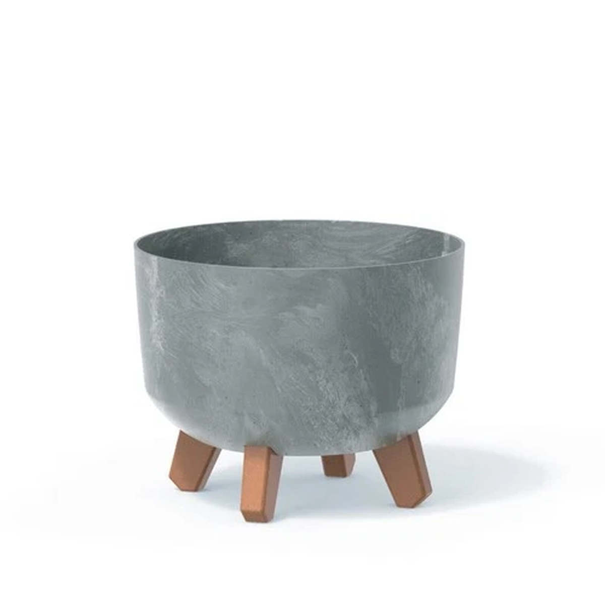240mm Gracia Round Case Flower Pot Planter Plant Indoor Garden Bowl Container