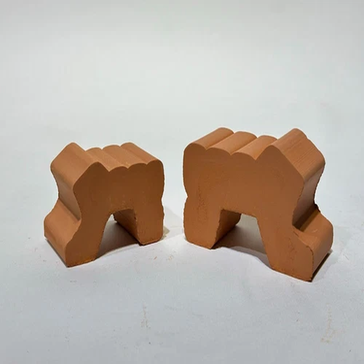 Terracotta Pot Feet Set Of 3 - Plant Pot Feet - High Quality Natural Terracotta