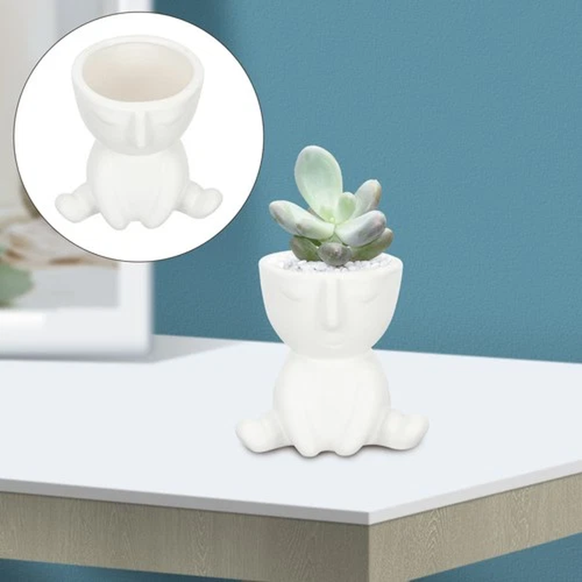 Ceramic Pot Creative Flowerpot Household Plant Planter Bonsai Pots