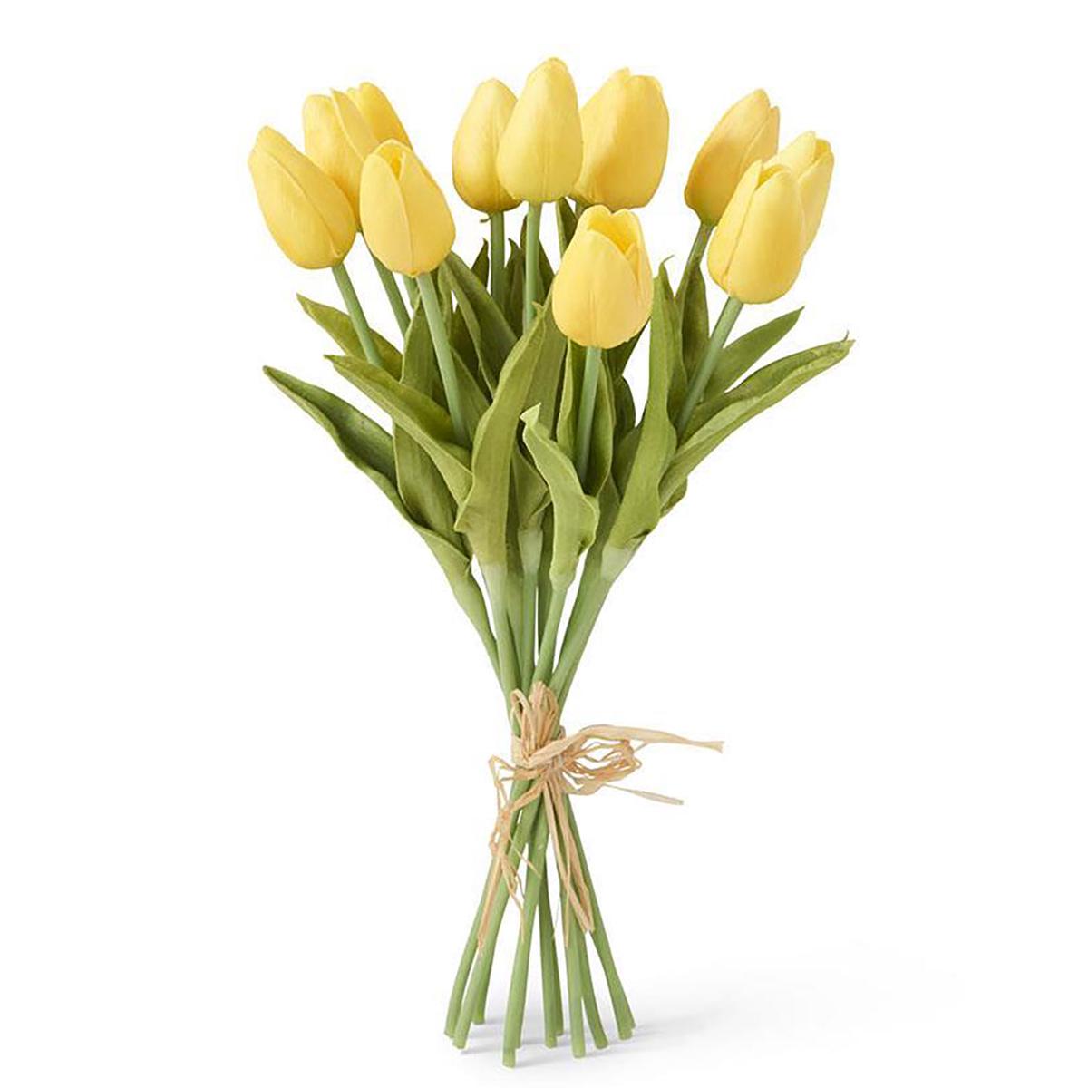 Real Touch Mini Tulip Bundle Yellow Everlasting