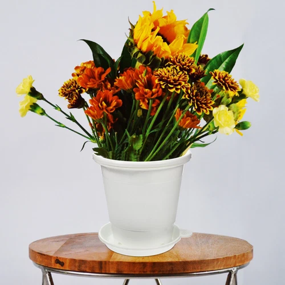 Flowerpot with Drainage Hole Root Control Flowerpots Nursery for Plants Planter