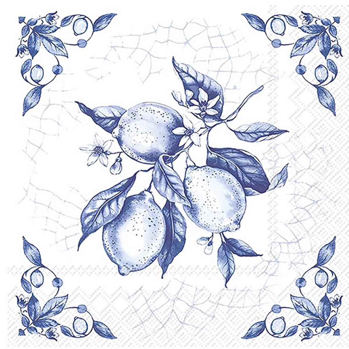 Lemon on Tile Napkin