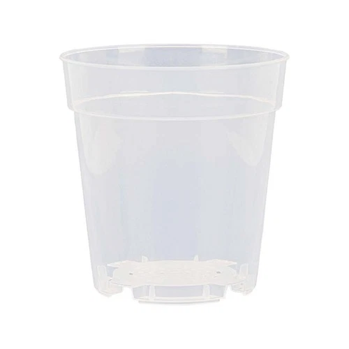 Plastic Flower Pots Transparent Plant Pots Efficient Drainage Lightweight Build